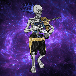 Adrenaline Skully NFT - Thanos in Champion with Card - Adrenaline